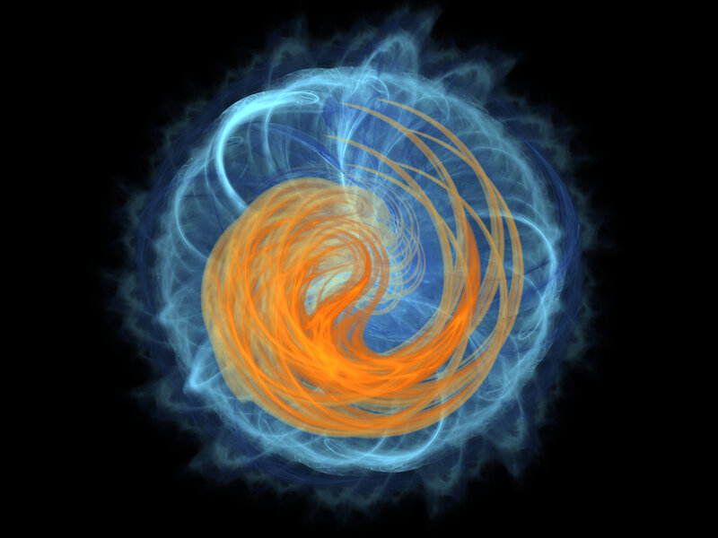 swirling energy vortex