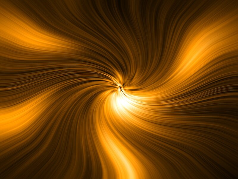 Swirling Golden Light