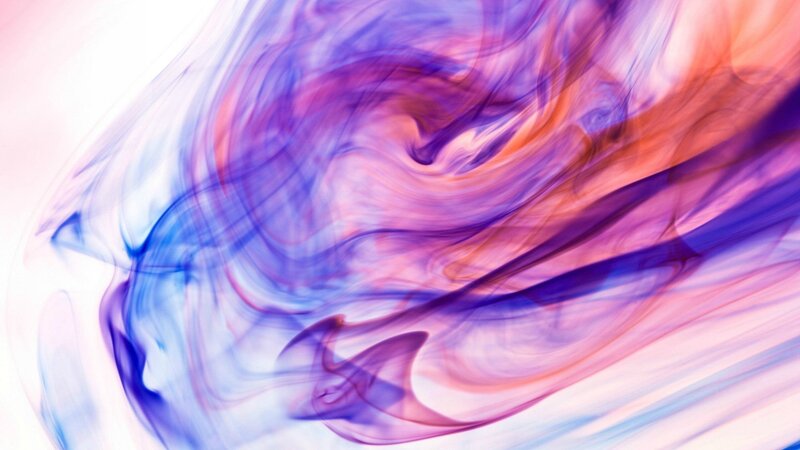 Swirling Ink in Water — Purple, Fluid