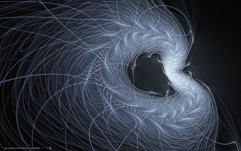 Swirling Light Lines
