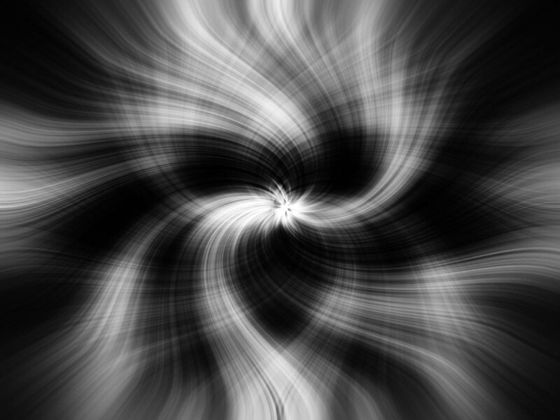 Swirling Light Pattern — Black
