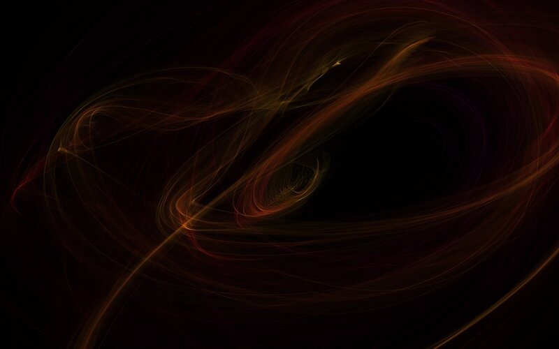 Swirling Light Patterns — Black, Dynamic, Abstract