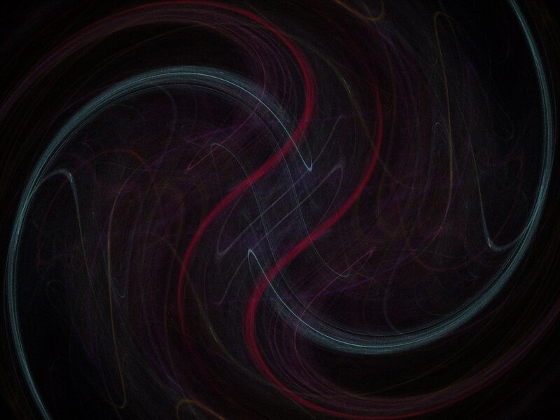 Swirling Light Patterns — Black, Dynamic
