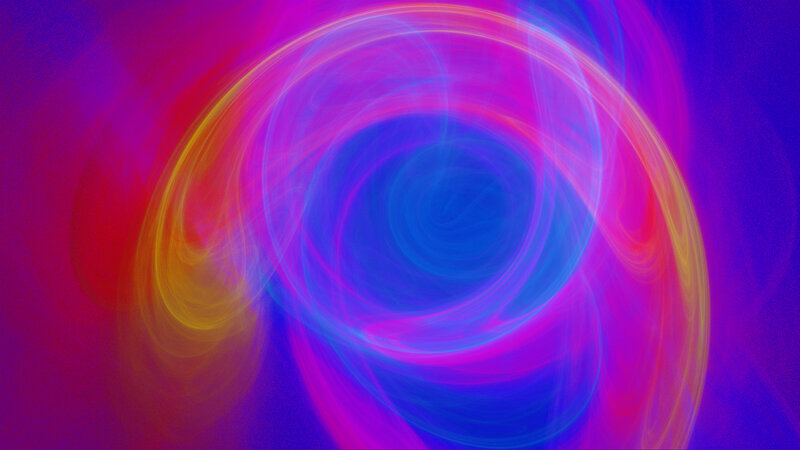 Swirling Light Patterns — Blue, Dynamic