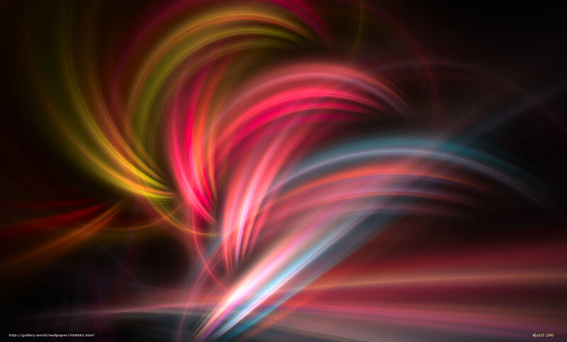 Swirling Light Streaks — Red