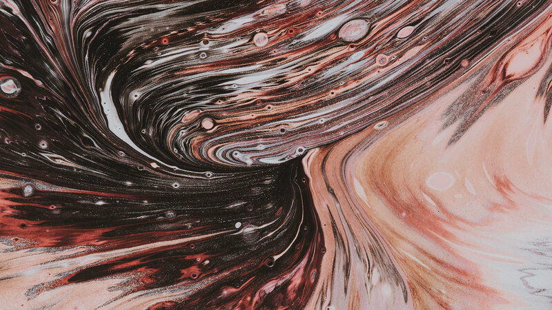 Swirling Liquid Marbling