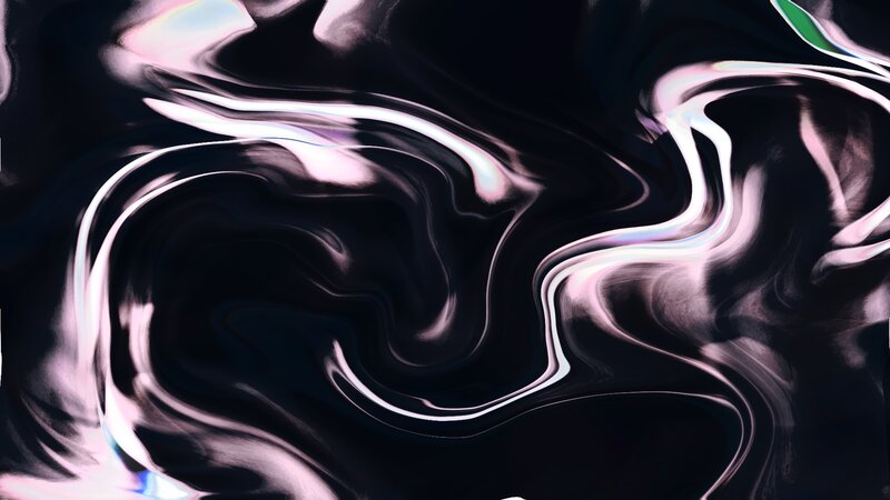 Swirling Liquid Patterns — Black
