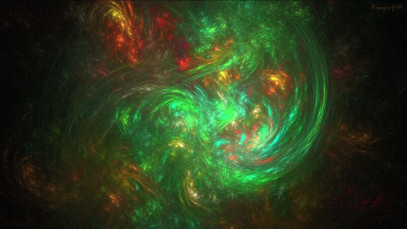 Swirling Nebula Clouds
