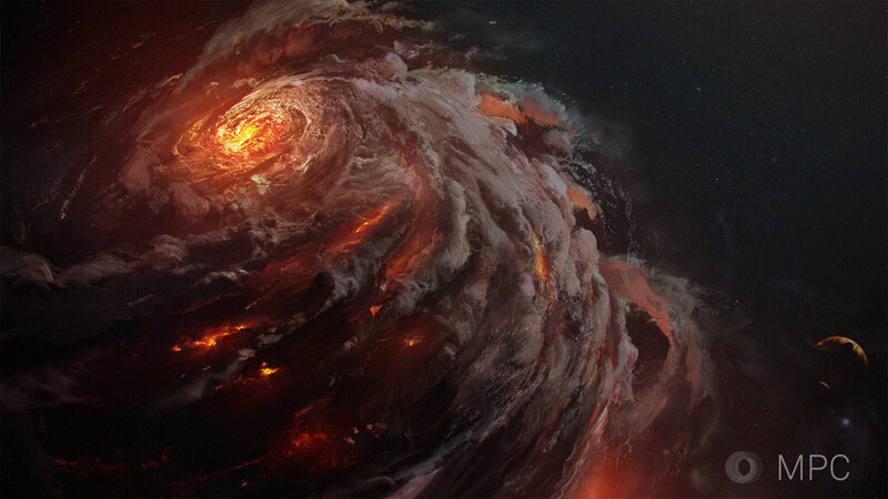 Swirling Nebula in Space