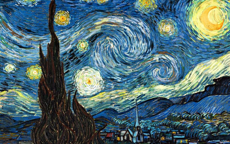 Swirling Night Sky