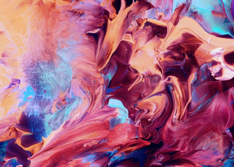 Swirling Paint Colors — Pink