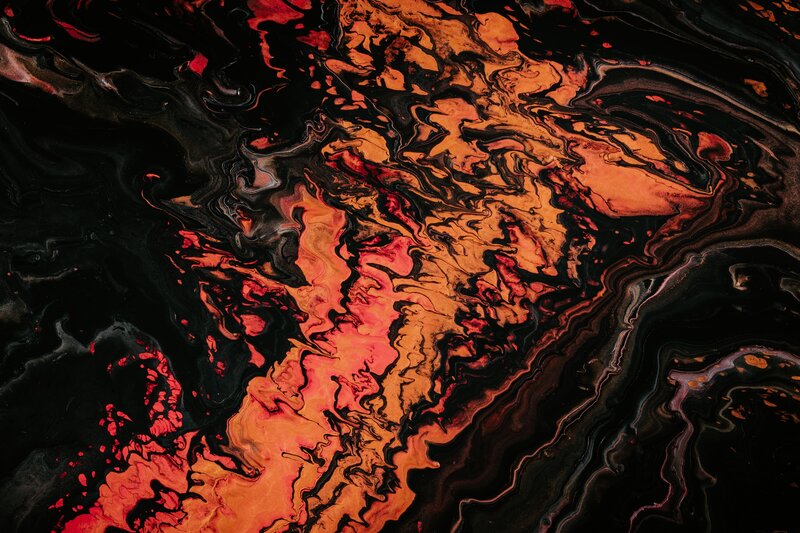 Swirling Paint Patterns — Black