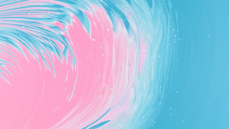 Swirling Pink and Blue Paint — Calm