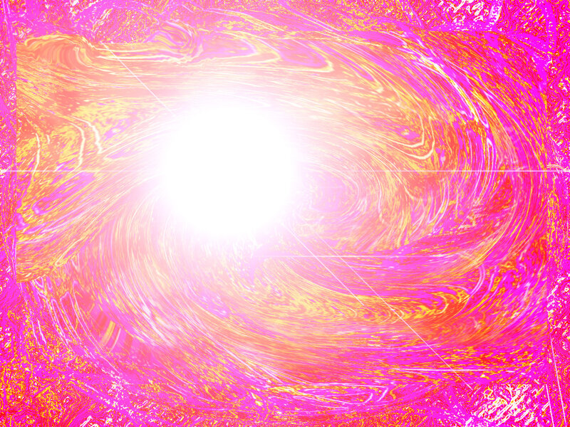 swirling pink and yellow vortex