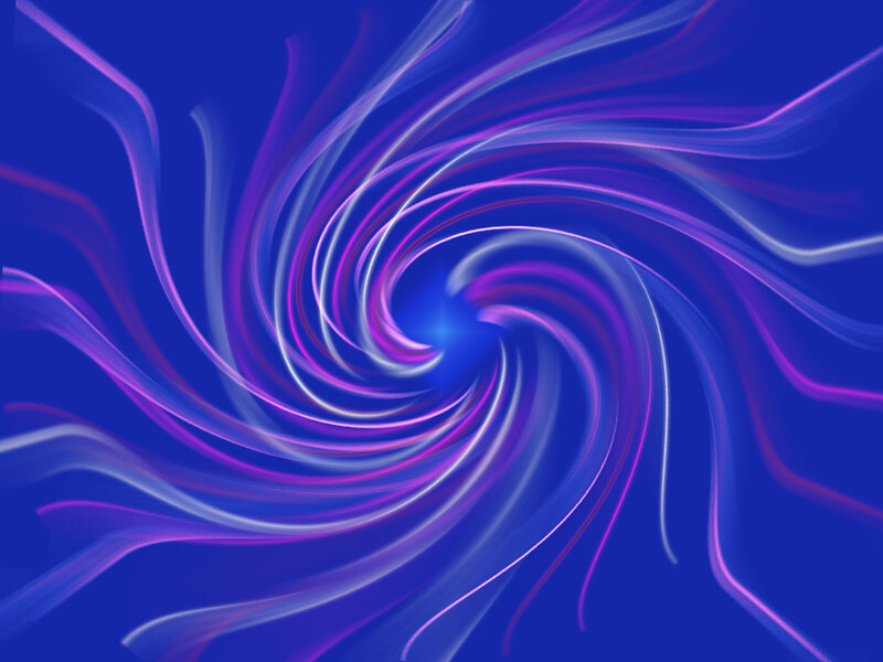 swirling purple and blue light