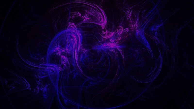 Swirling Purple and Blue Light — Mystical, Night