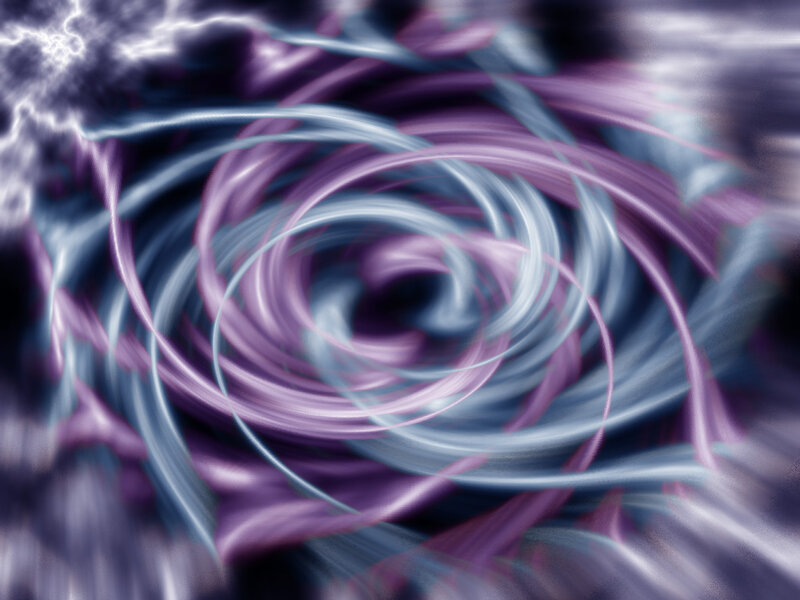 Swirling Purple and Blue Lines — Dynamic