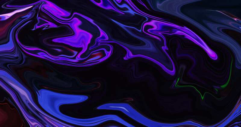 Swirling Purple and Blue Liquid
