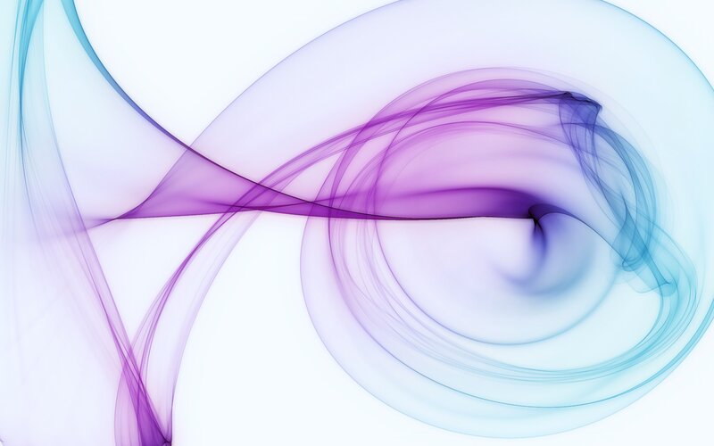 Swirling Purple and Blue Smoke