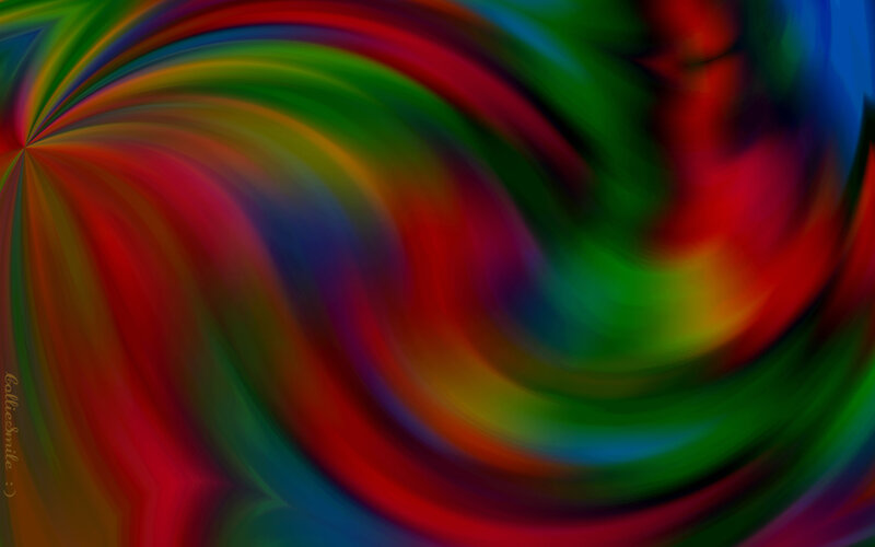 Swirling Rainbow Colors