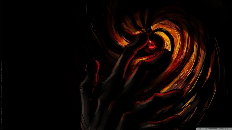 Swirling Red and Black Vortex — Dramatic, Intense