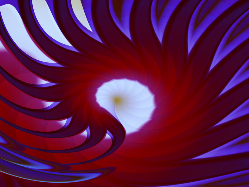 swirling red and purple vortex