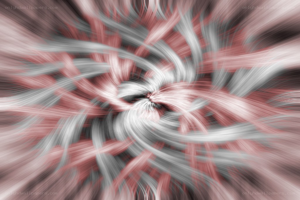 swirling red and white abstract pattern