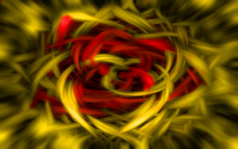Swirling Red and Yellow Lines — Dynamic