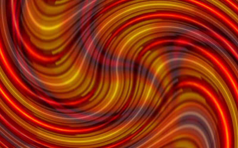 Swirling Red and Yellow Lines