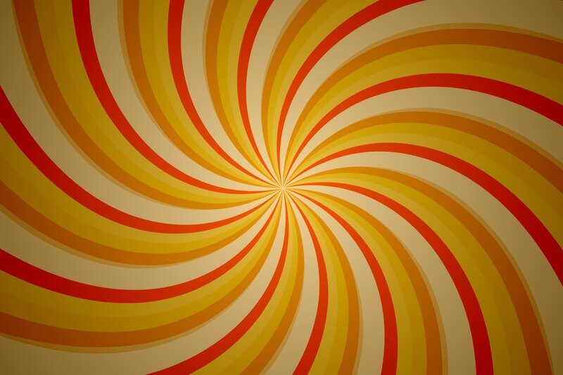 swirling red and yellow pattern