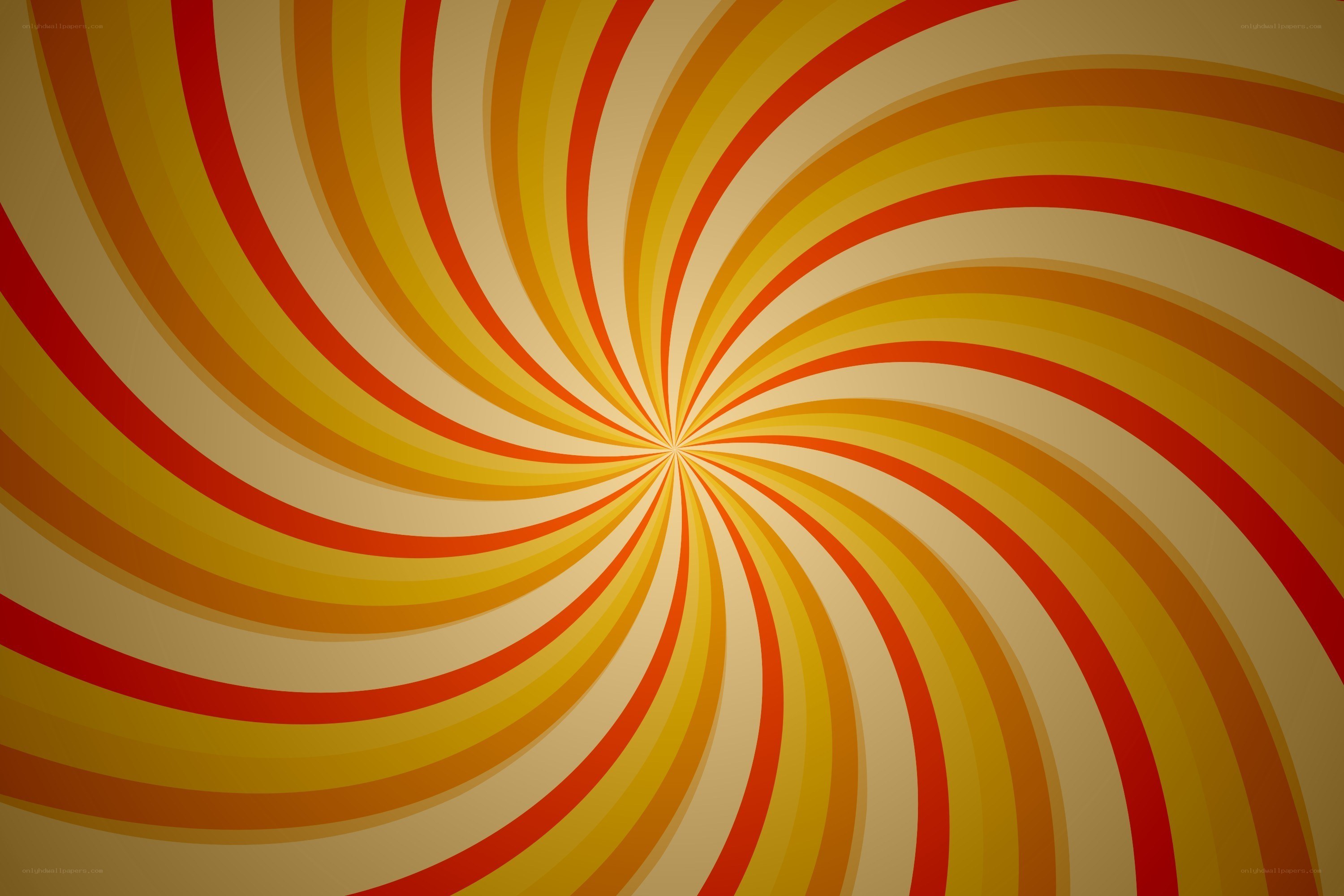swirling red and yellow pattern