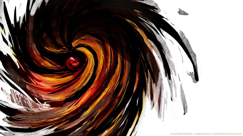 Swirling Red Eye — Dramatic, Digital Art