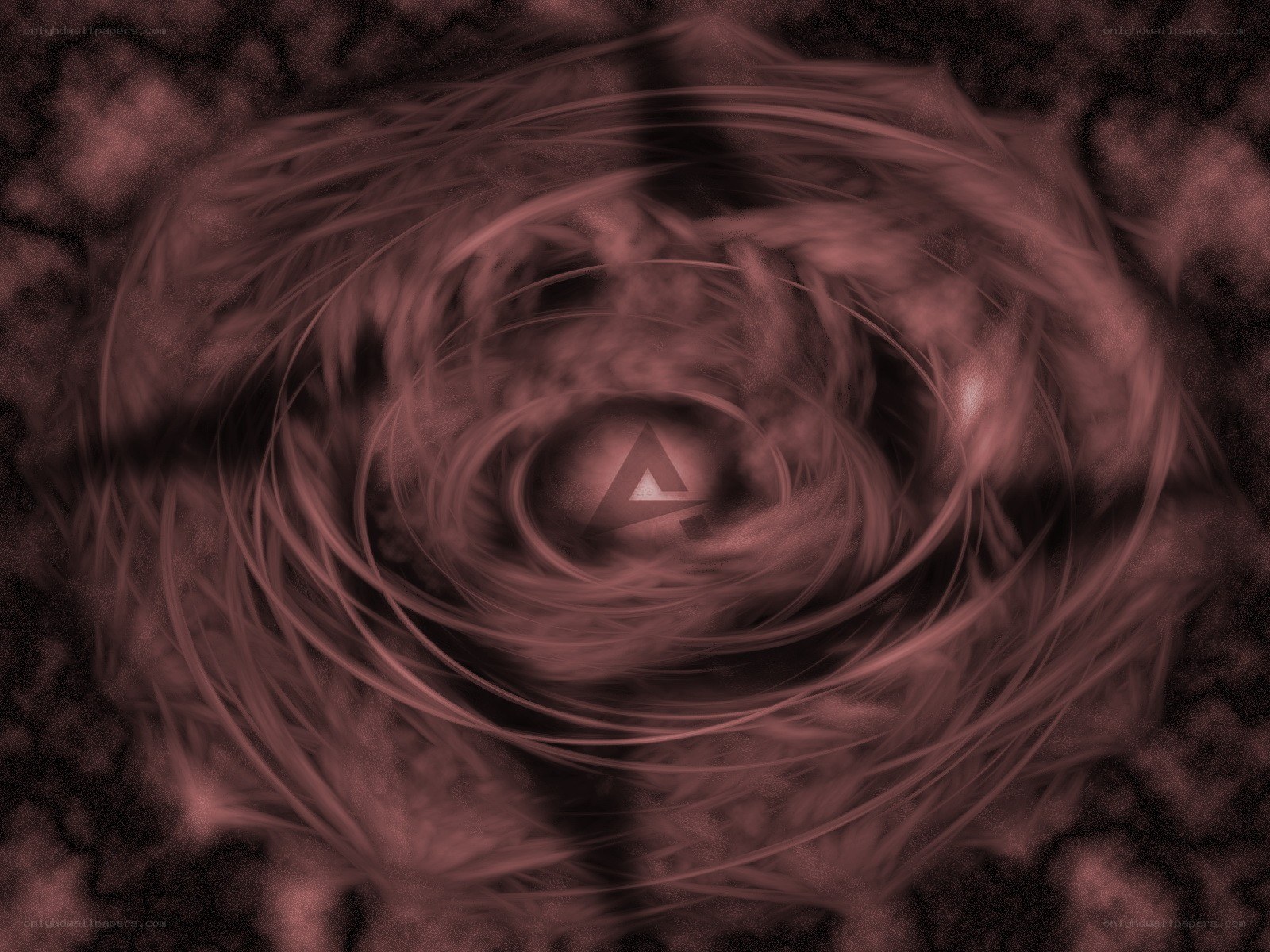 swirling red vortex