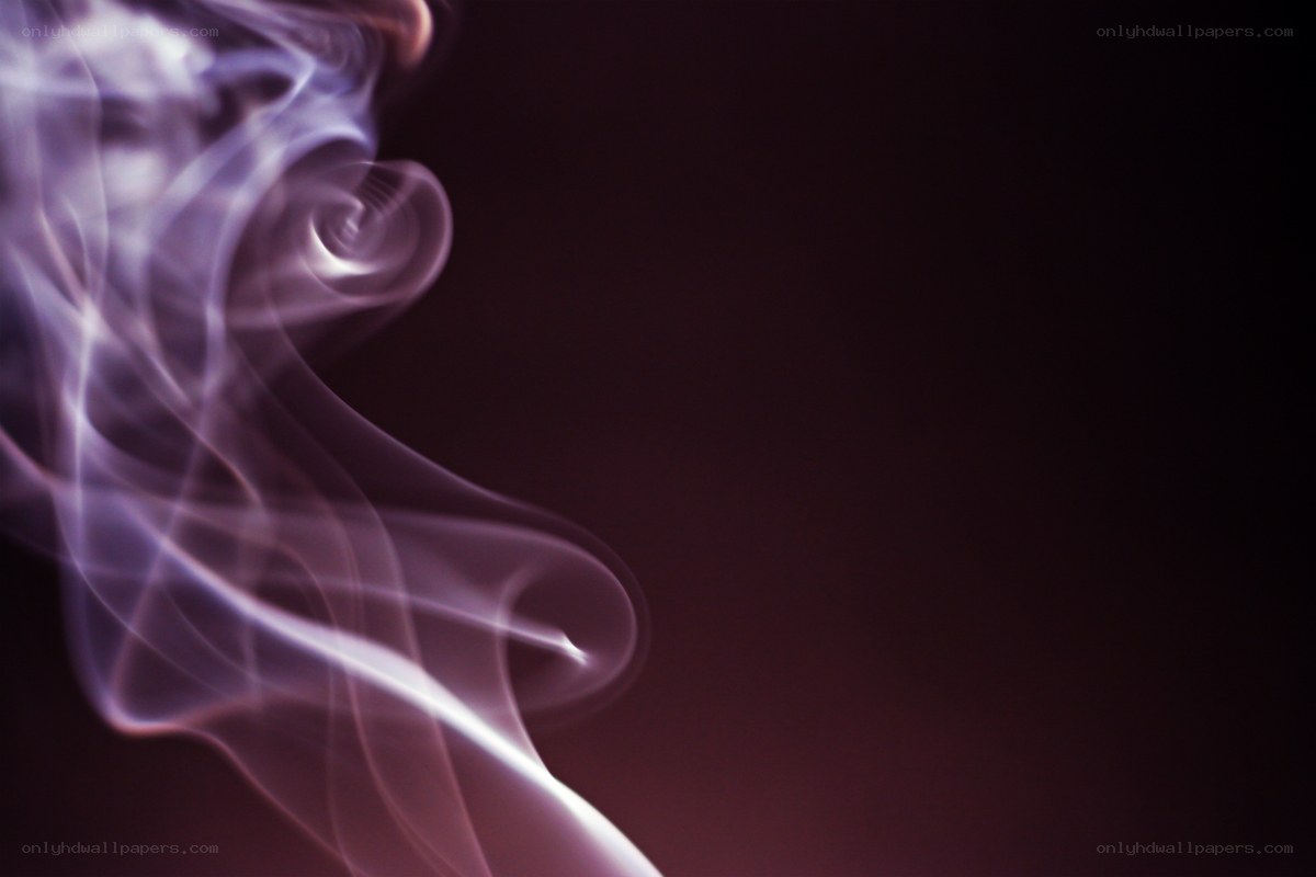 swirling smoke on dark background