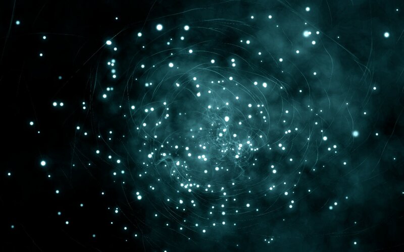 Swirling Star Field