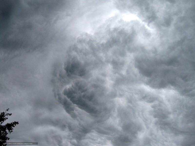 Swirling Storm Clouds