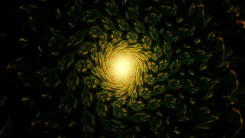 Swirling Tunnel of Light