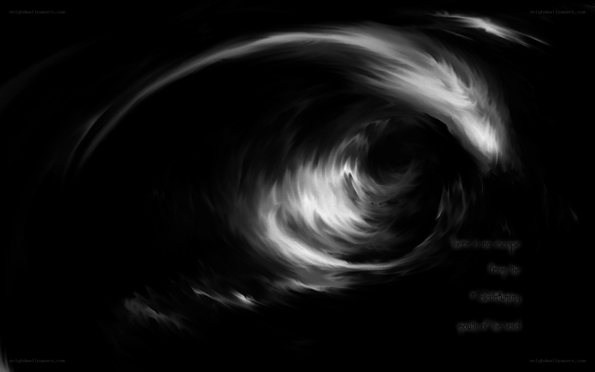 swirling vortex of light
