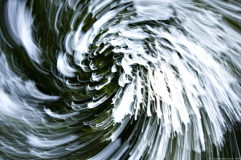 swirling water motion