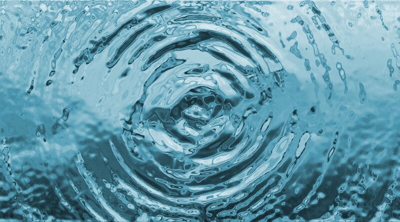 swirling water ripples