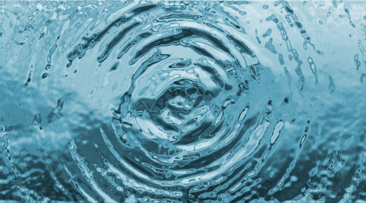 swirling water ripples