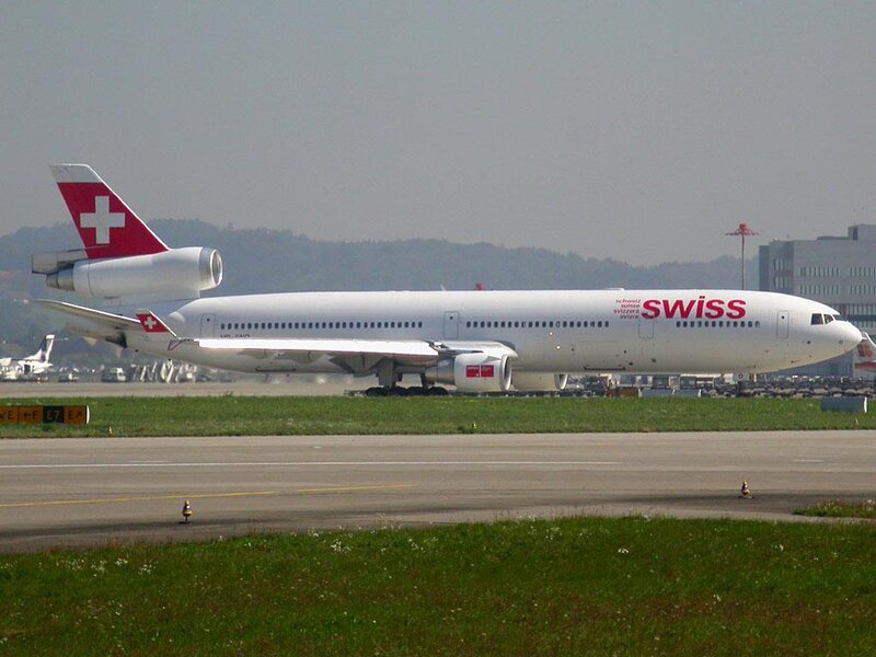 Swiss Air DC-10 — White