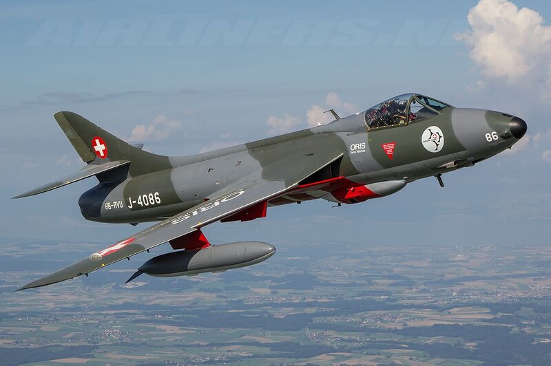 Swiss Air Force Jet — Gray, Serene