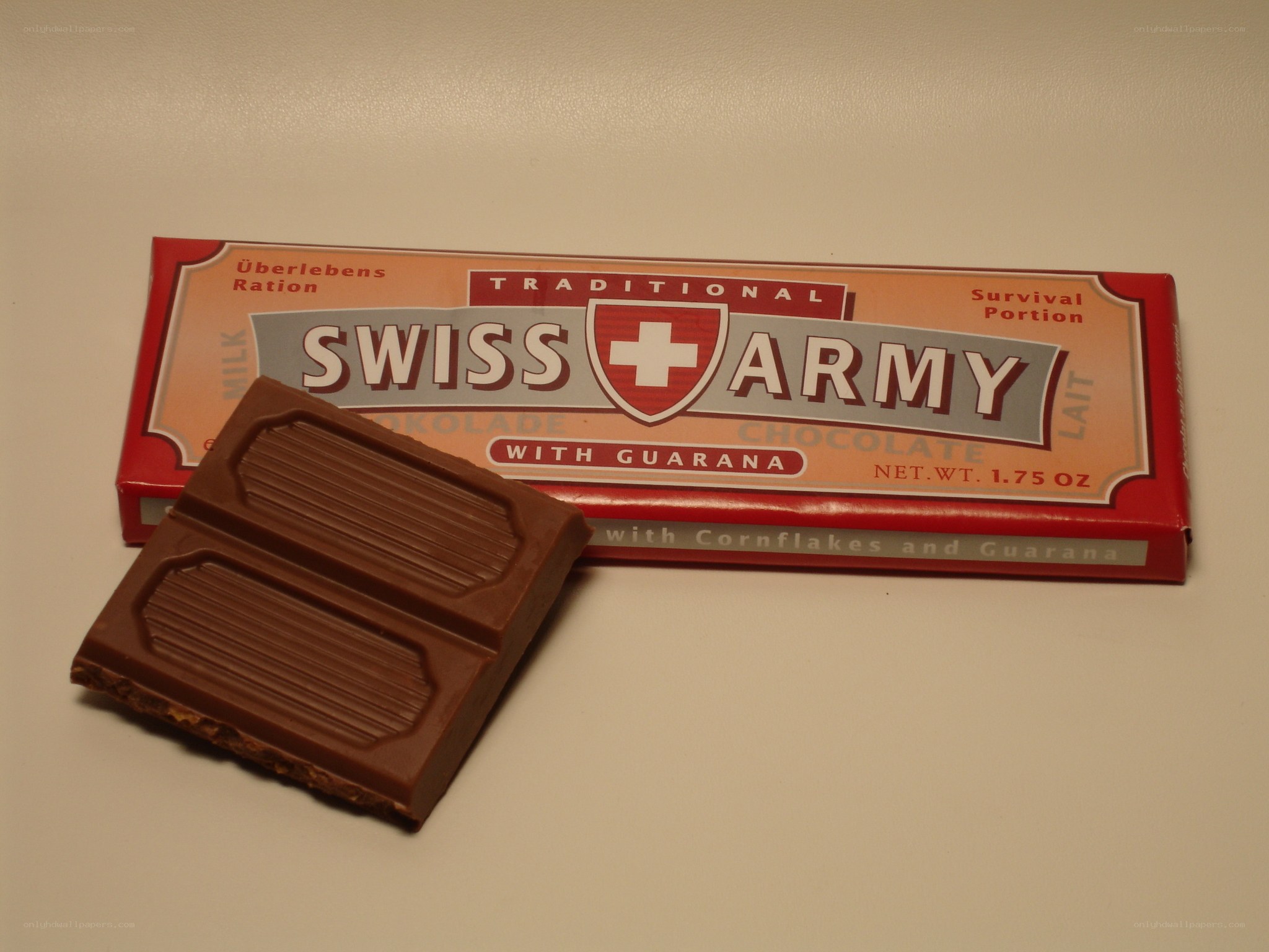 Swiss Army chocolate bar