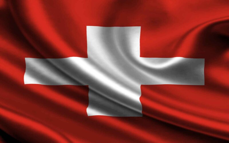 Swiss Flag — Red, Neutral