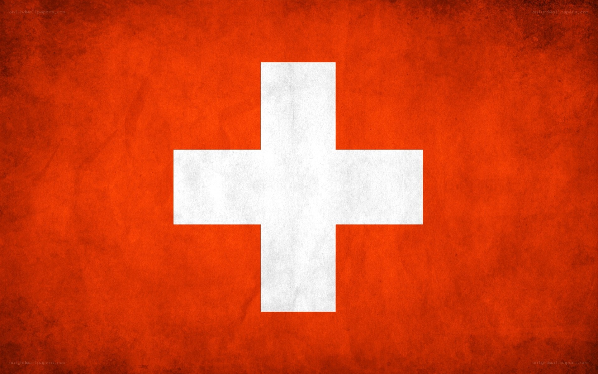 Swiss flag with textured background