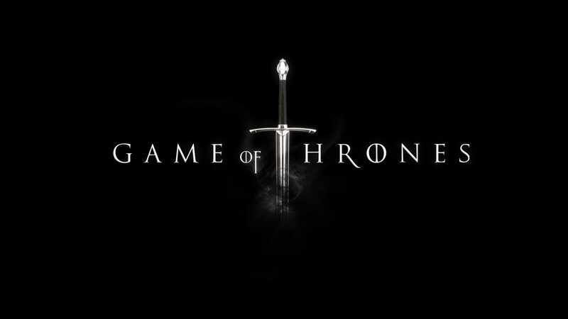 Sword and Text Logo