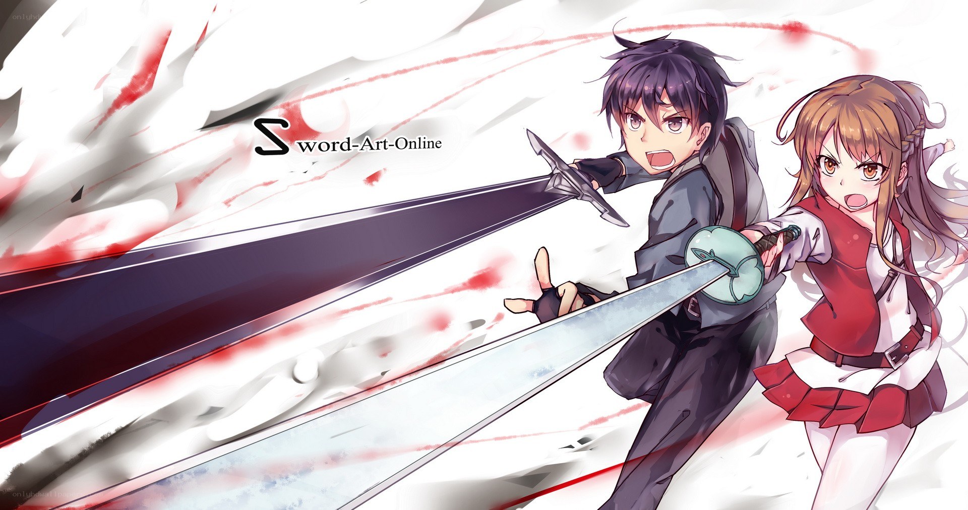 Sword Art Online action scene