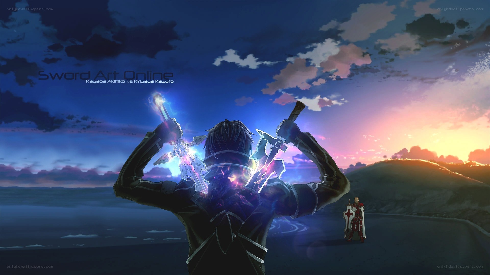 Sword Art Online battle scene