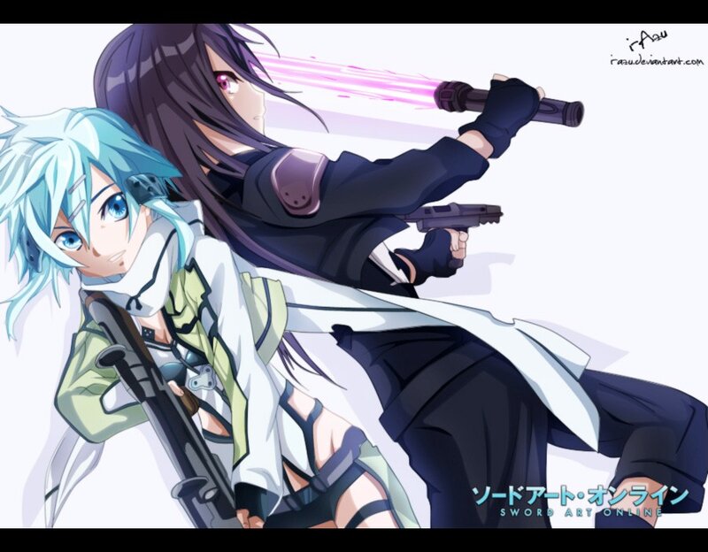 Sword Art Online characters in action
